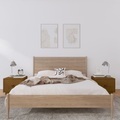 vidaXL Nachttische 2 Stk. Honigbraun 40x34x35 cm Massivholz Kiefer
