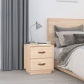 vidaXL Nachttisch 40x34x45 cm Massivholz Kiefer