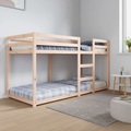 vidaXL Etagenbett 80x200 cm Massivholz Kiefer