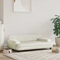 vidaXL Hundebett Creme 90x53x30 cm Samt
