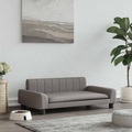 vidaXL Hundebett Taupe 90x53x30 cm Stoff