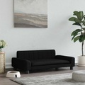 vidaXL Hundebett Schwarz 90x53x30 cm Stoff
