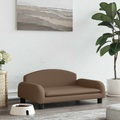 vidaXL Hundebett Braun 70x45x30 cm Stoff