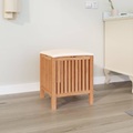 vidaXL, vidaXL Badhocker 40,5x40x52 cm Massivholz Nussbaum