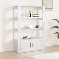 vidaXL Sideboard Hochglanz-Weiß 80x30x119,5 cm Holzwerkstoff
