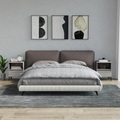 vidaXL Nachttische 2 Stk. Grau Sonoma 40x35x50 cm