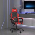vidaXL Gaming-Stuhl Schwarz und Rot Kunstleder