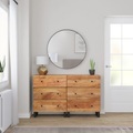 vidaXL Sideboards 2 Stk. 60x33x75 cm Massivholz Akazie