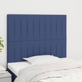 vidaXL, vidaXL Kopfteile 2 Stk. Blau 80x5x78/88 cm Stoff