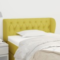 vidaXL Kopfteil mit Ohren Grün 103x23x78/88 cm Stoff