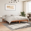 vidaXL Massivholzbett Wachsbraun 180x200 cm Kiefer