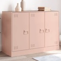 vidaXL, vidaXL Sideboard Rosa 99x39x73 cm Stahl