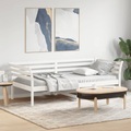 vidaXL Tagesbett Weiß 90x200 cm Massivholz Kiefer