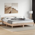vidaXL Massivholzbett mit Kopfteil 180x200 cm Kiefer