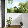 vidaXL, vidaXL Balkon-Sichtschutz Weiß 120x800 cm 100 % Polyester-Oxford