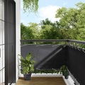 vidaXL, vidaXL Balkon-Sichtschutz Anthrazit 75x800 cm 100 % Polyester-Oxford