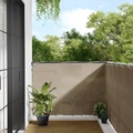 vidaXL, vidaXL Balkon-Sichtschutz Taupe 120x800 cm 100 % Polyester-Oxford