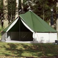 vidaXL Tipi-Familienzelt 8 Personen Grün Wasserdicht