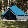 vidaXL Tipi-Familienzelt 8 Personen Blau Wasserdicht