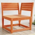 vidaXL Garten-Ecksofa Wachsbraun 73x73x78 cm Massivholz Kiefer
