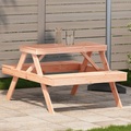 vidaXL Picknicktisch 105x134x75 cm Massivholz Douglasie