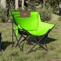 vidaXL, vidaXL Campingstühle 2 Stk. mit Tasche Klappbar Grün