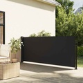 vidaXL, vidaXL Seitenmarkise Ausziehbar Schwarz 100x300 cm