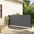 vidaXL, vidaXL Seitenmarkise Ausziehbar Anthrazit 100x300 cm