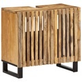 vidaXL Waschbeckenunterschrank 62x34x58 cm Raues Massives Mangoholz