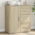 vidaXL Sideboard Sonoma-Eiche 60x31x70 cm Holzwerkstoff