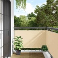 vidaXL Garten-Sichtschutz Creme 600x75 cm PVC