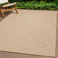 vidaXL Teppich ZIZUR 60x110 cm Jute-Optik Indoor und Outdoor