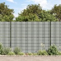 vidaXL, vidaXL Sichtschutzstreifen 10 Stk. Steingrau 252,5x19 cm PVC