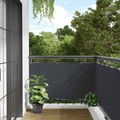 vidaXL Garten-Sichtschutz Anthrazit 700x120 cm PVC
