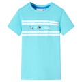 vidaXL Kinder-T-Shirt Aquablau 104