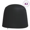 vidaXL, vidaXL Abdeckungen Doppel-Hängesessel 2 Stk. Ø 230x200cm 420D Oxford