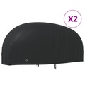 vidaXL, vidaXL Motorrad-Abdeckungen 2 Stk. 220x95x110 cm 210D Oxford-Gewebe