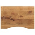 vidaXL Schreibtischplatte mit Aussparung 100x50x2,5cm Massivholz Mango