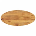 vidaXL Tischplatte 80x40x2,5 cm Oval Massivholz Mango