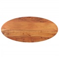 vidaXL Tischplatte 90x40x2,5 cm Oval Massivholz Akazie