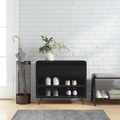 vidaXL Schuhregal Schwarz 70x36x60 cm Holzwerkstoff