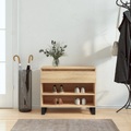 vidaXL Schuhregal Sonoma-Eiche 70x36x60 cm Holzwerkstoff