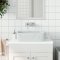 vidaXL, vidaXL Aufsatzwaschbecken Weiß Rechteckig 46x35,5x13cm Keramik