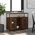 vidaXL Sideboard Braun Eichen-Optik 100x35x80 cm Holzwerkstoff