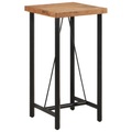 vidaXL, vidaXL Bartisch 55x55x107 cm Massivholz Akazie und Eisen