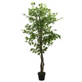 vidaXL Ficusbaum Künstlich 1008 Blätter 180 cm Grün