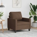 vidaXL Sessel Braun 60 cm Stoff