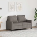 vidaXL 2-Sitzer-Sofa Taupe 120 cm Stoff