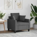 vidaXL Sessel Dunkelgrau 60 cm Stoff