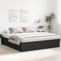 vidaXL Bettgestell Schwarz 200x200 cm